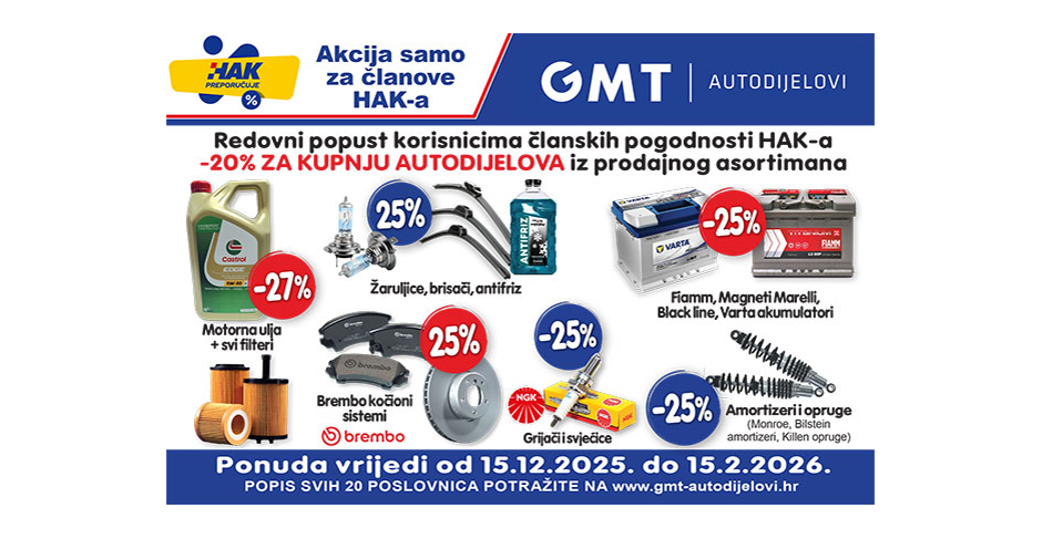 GMT autodijelovi