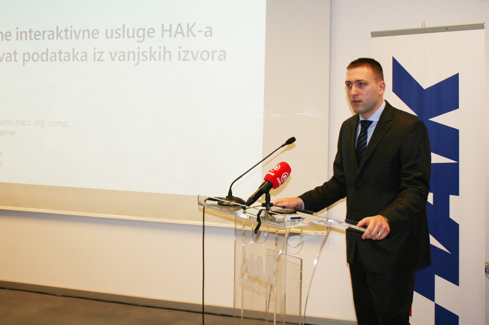 Goran Baotić iz odjela informatike HAK-a