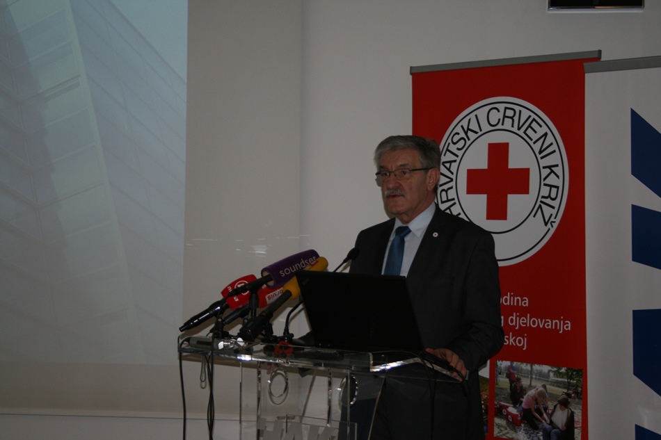 Predsjednik Hrvatskog Crvenog križa prim. Josip Jelić, dr.med.