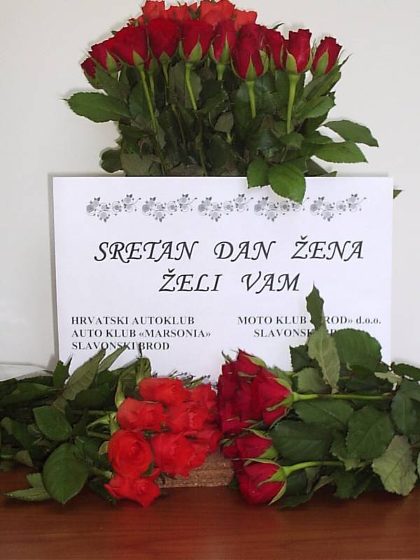 Crvene ruže Autokluba Marsonia za žene Slavonskog Broda