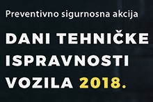 Dani tehničke ispravnosti vozila 2018.