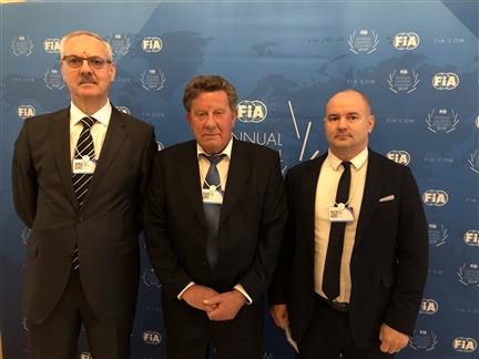 Predsjednik Hrvatskog autokluba Slavko Tušek na Skupštini FIA-e