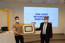 Dodijeljene nagrade na natječaju za izradu video spota na temu 10 zlatnih pravila u prometu