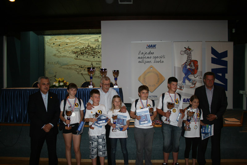 Vodstvo HAK-a s pobjednicima natjecanja nakon dodjele nagrada u hotelu Histria u Puli