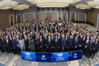 Predsjednik Hrvatskog autokluba Ivo Bikić na Skupštini FIA-e